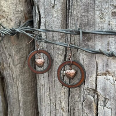 Protected Heart Earrings